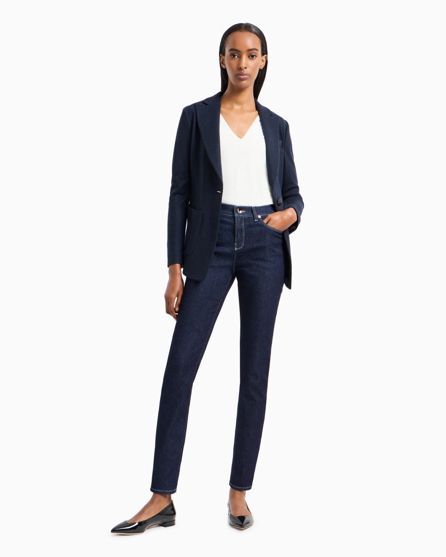 The World Of Armani TOP CON SCOLLO A V