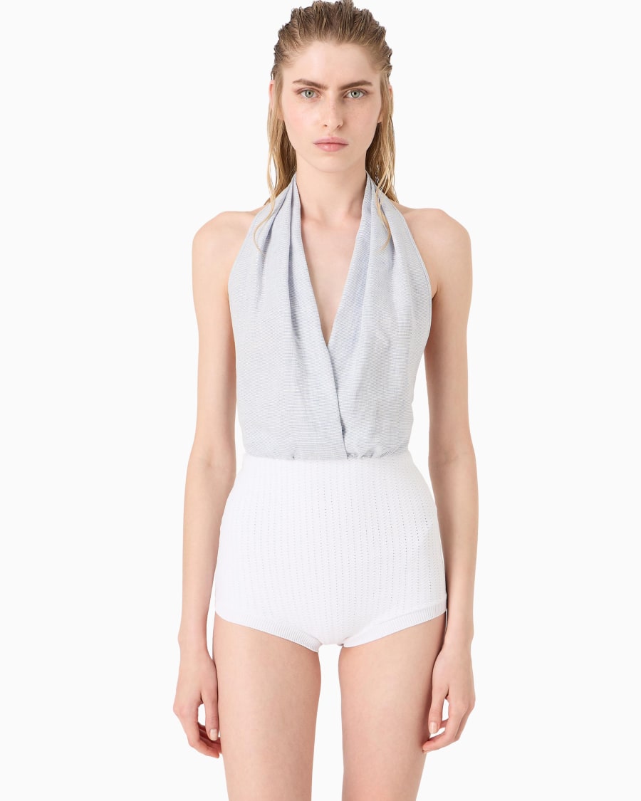 The World Of Armani TOP IN CANAPA MILLERIGHE ASV