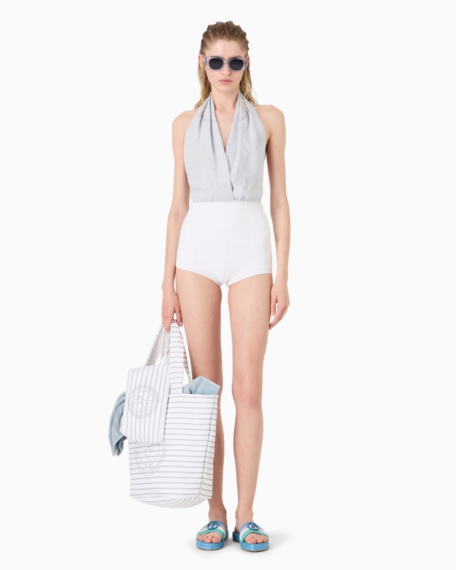 The World Of Armani TOP IN CANAPA MILLERIGHE ASV