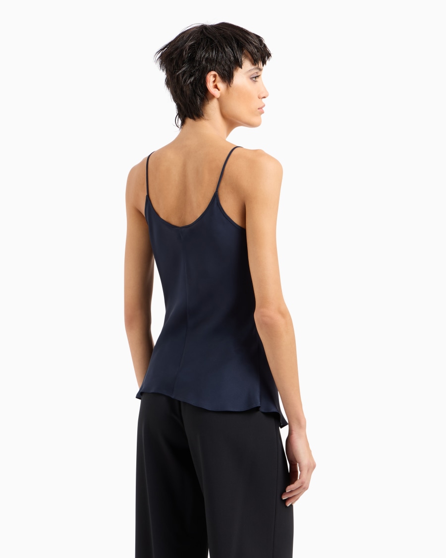 The World Of Armani TOP IN CHARMEUSE DI SETA