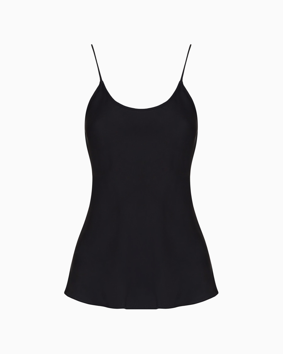 The world of armani TOP IN CHARMEUSE DI SETA