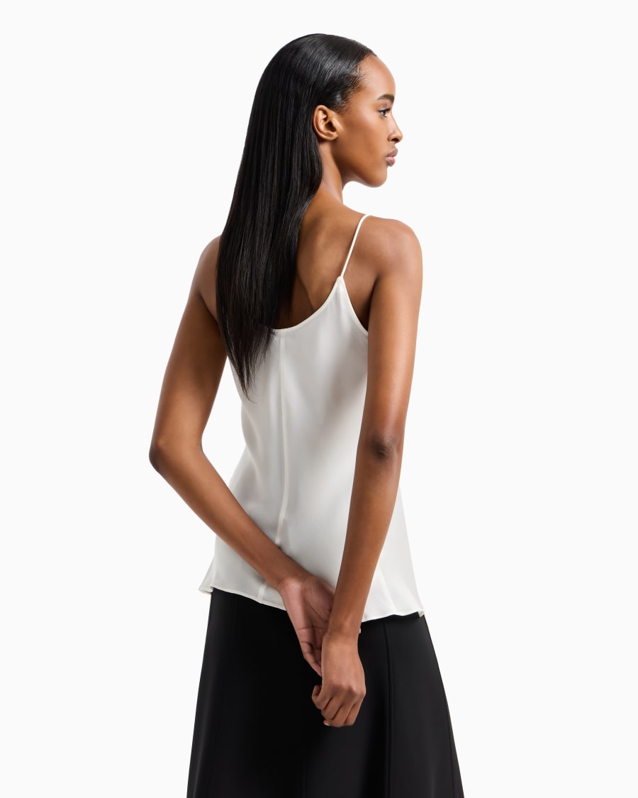 The World Of Armani TOP IN CHARMEUSE DI SETA