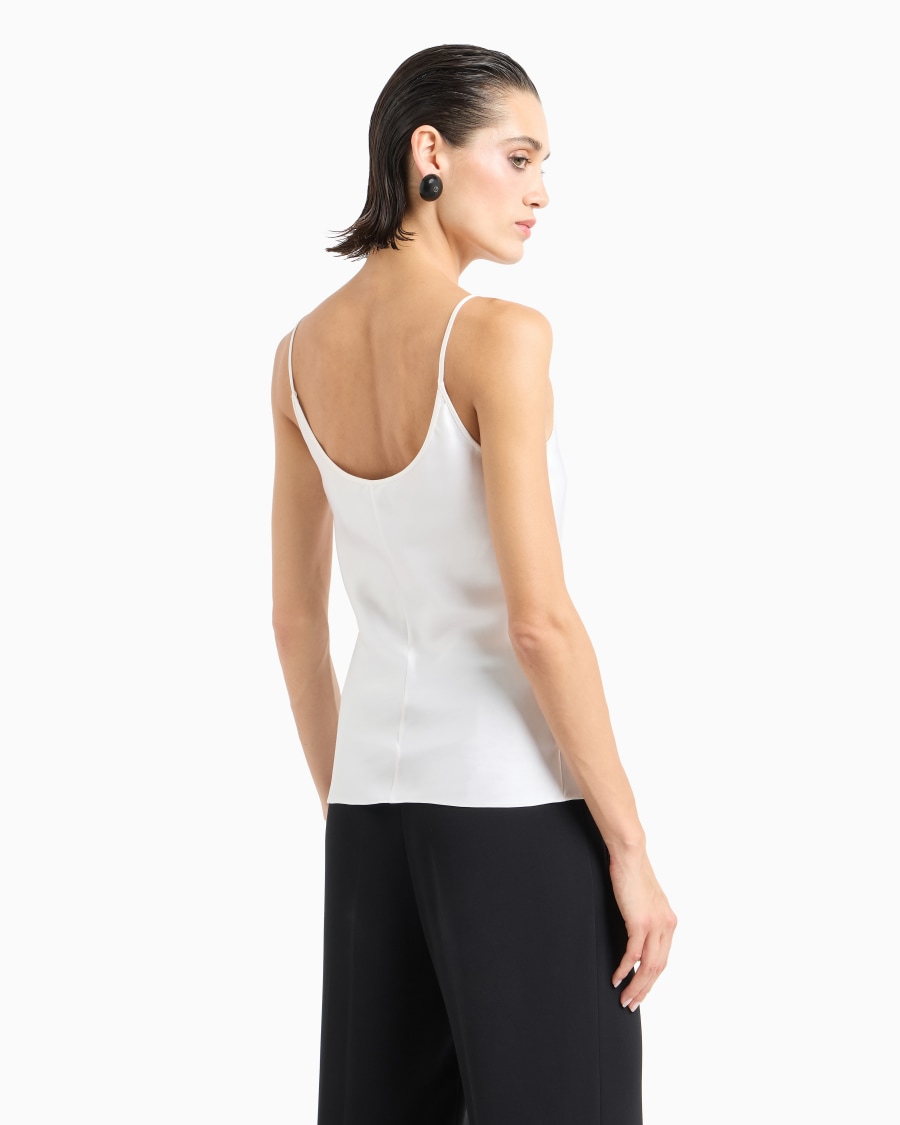 The World Of Armani TOP IN DOPPIO RASO DI SETA