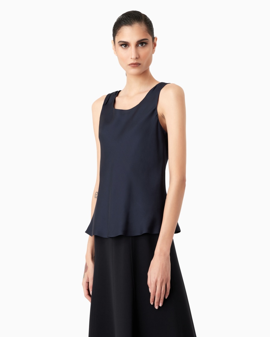 The World Of Armani TOP IN PURA SETA