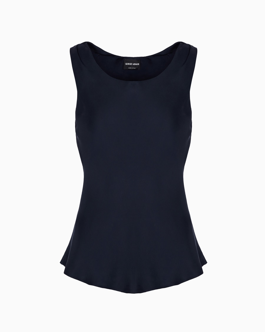 The world of armani TOP IN PURA SETA