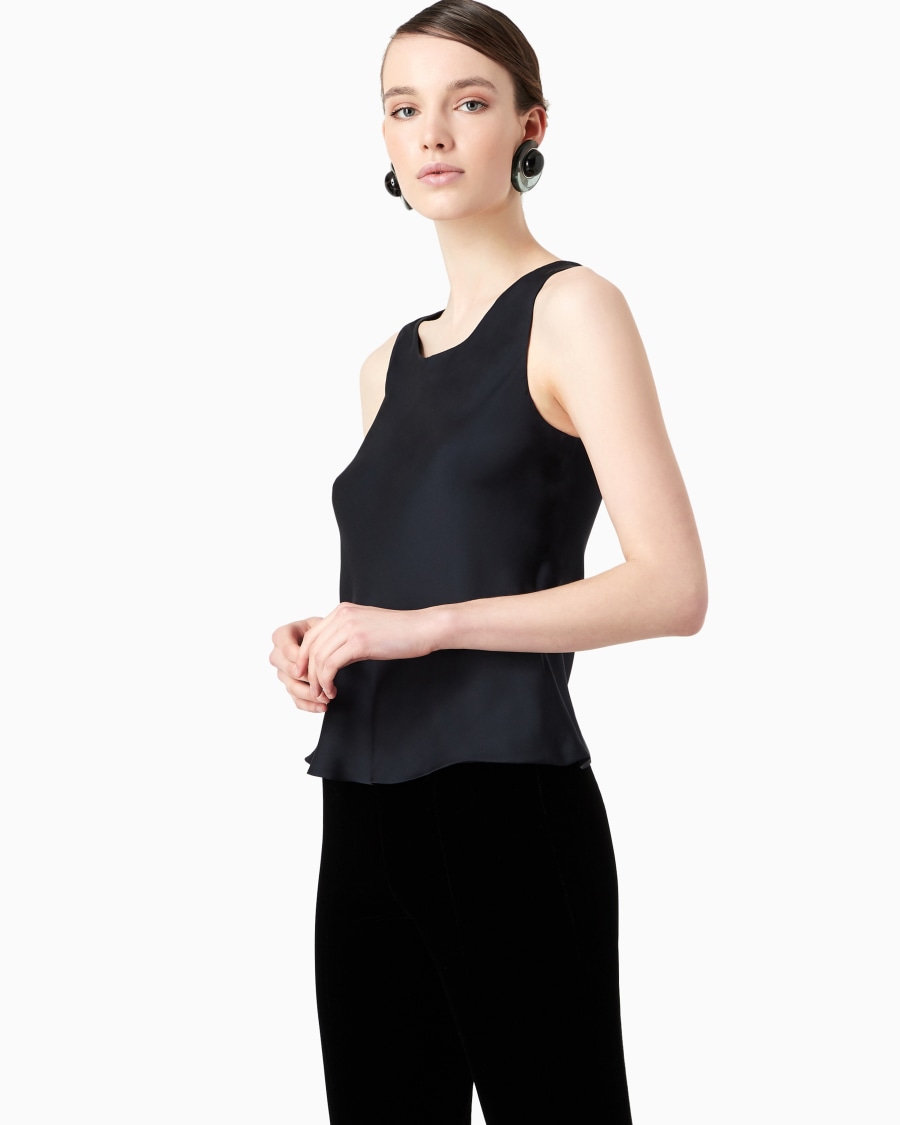 The World Of Armani TOP IN PURA SETA