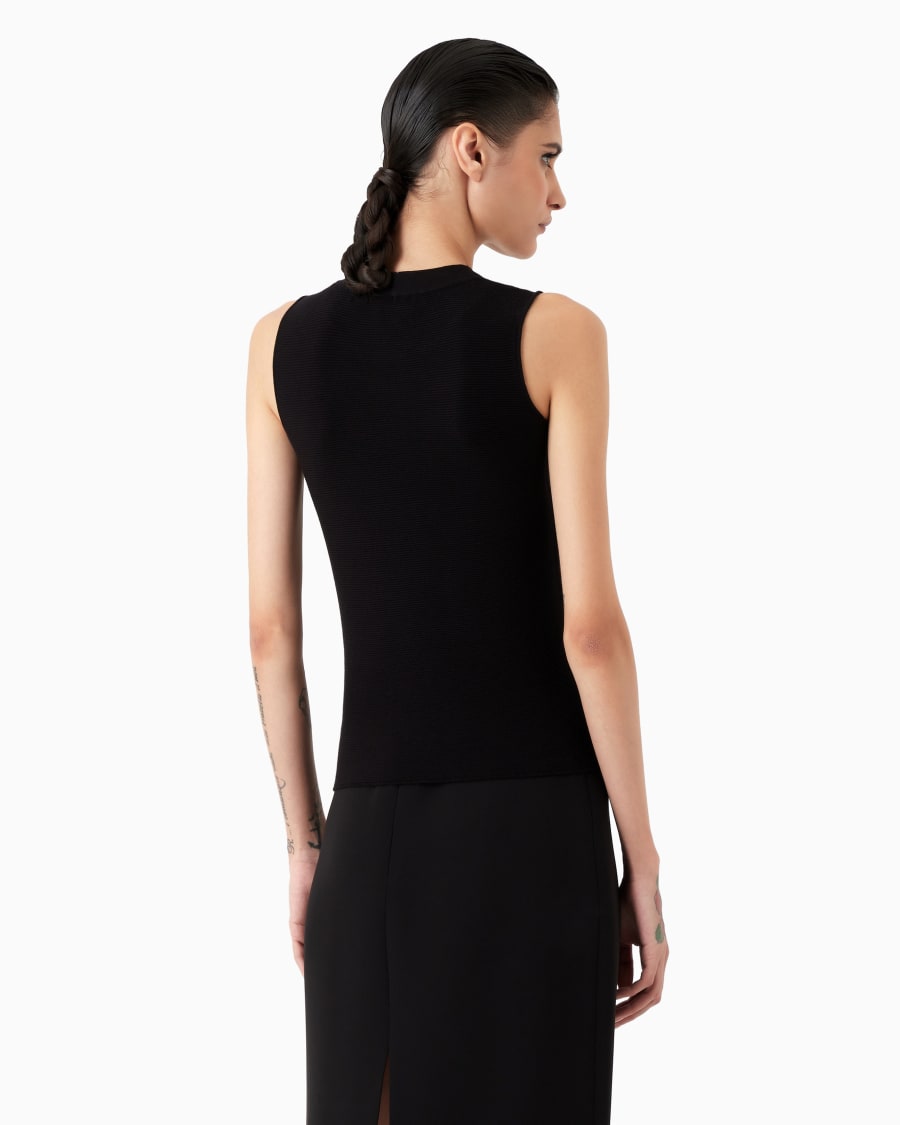 The World Of Armani TOP IN TESSUTO OTTOMAN