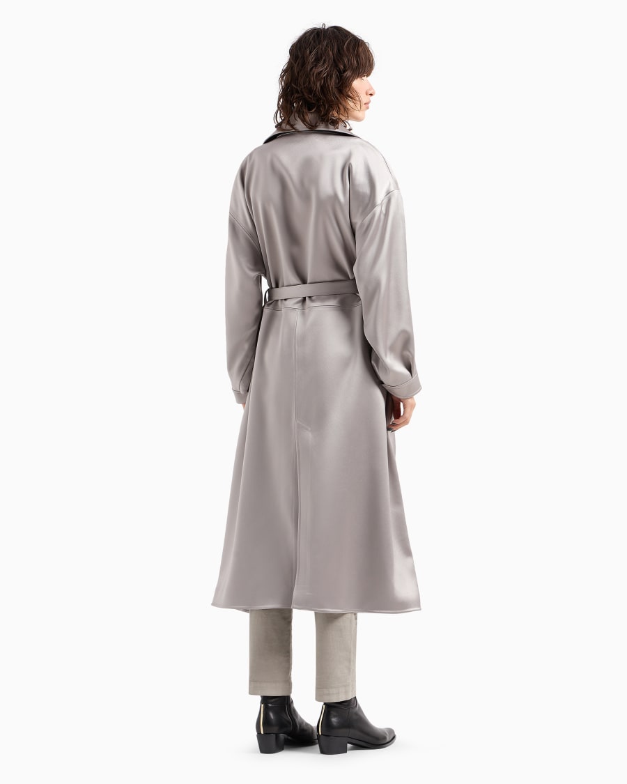 The World Of Armani TRENCH IN DUCHESSE TECNICA