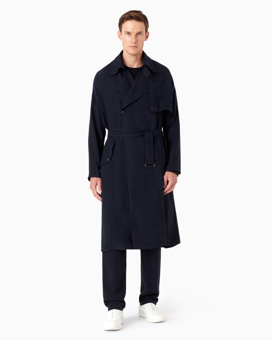 The World Of Armani TRENCH DOPPIOPETTO ICON IN CUPRO