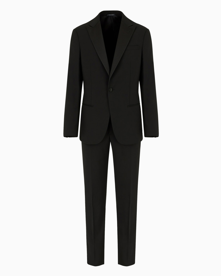 The world of armani TUXEDO ICON SOHO SLIM FIT HALF CANVAS IN PURA LANA