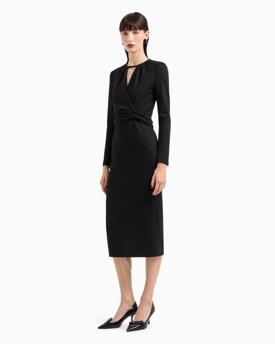 The World Of Armani VESTITO LONGUETTE IN MISTO VISCOSA ASV