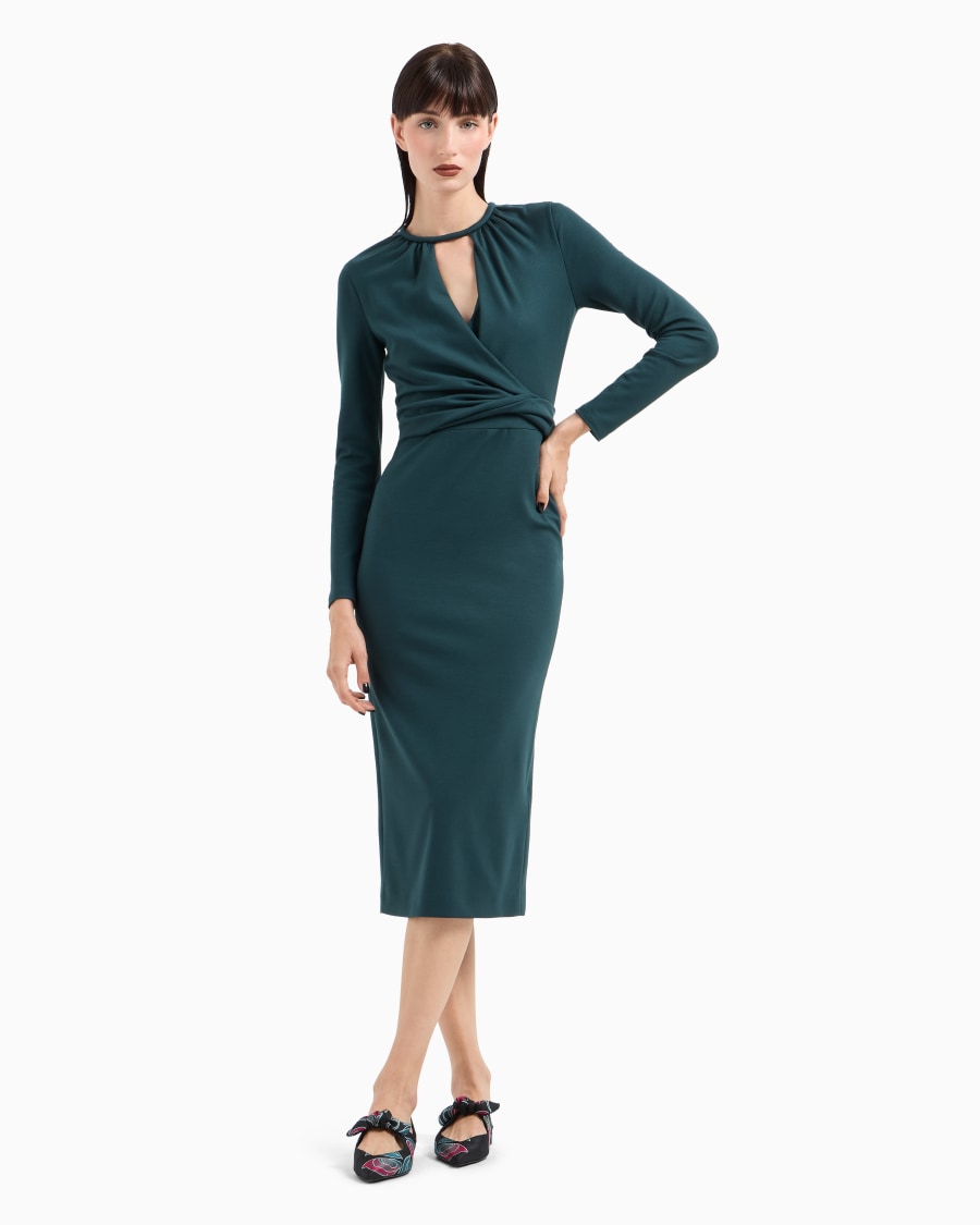 The World Of Armani VESTITO LONGUETTE IN MISTO VISCOSA ASV