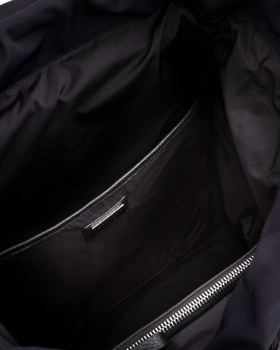 The World Of Armani ZAINO IN NYLON E PELLE GRANATA ASV