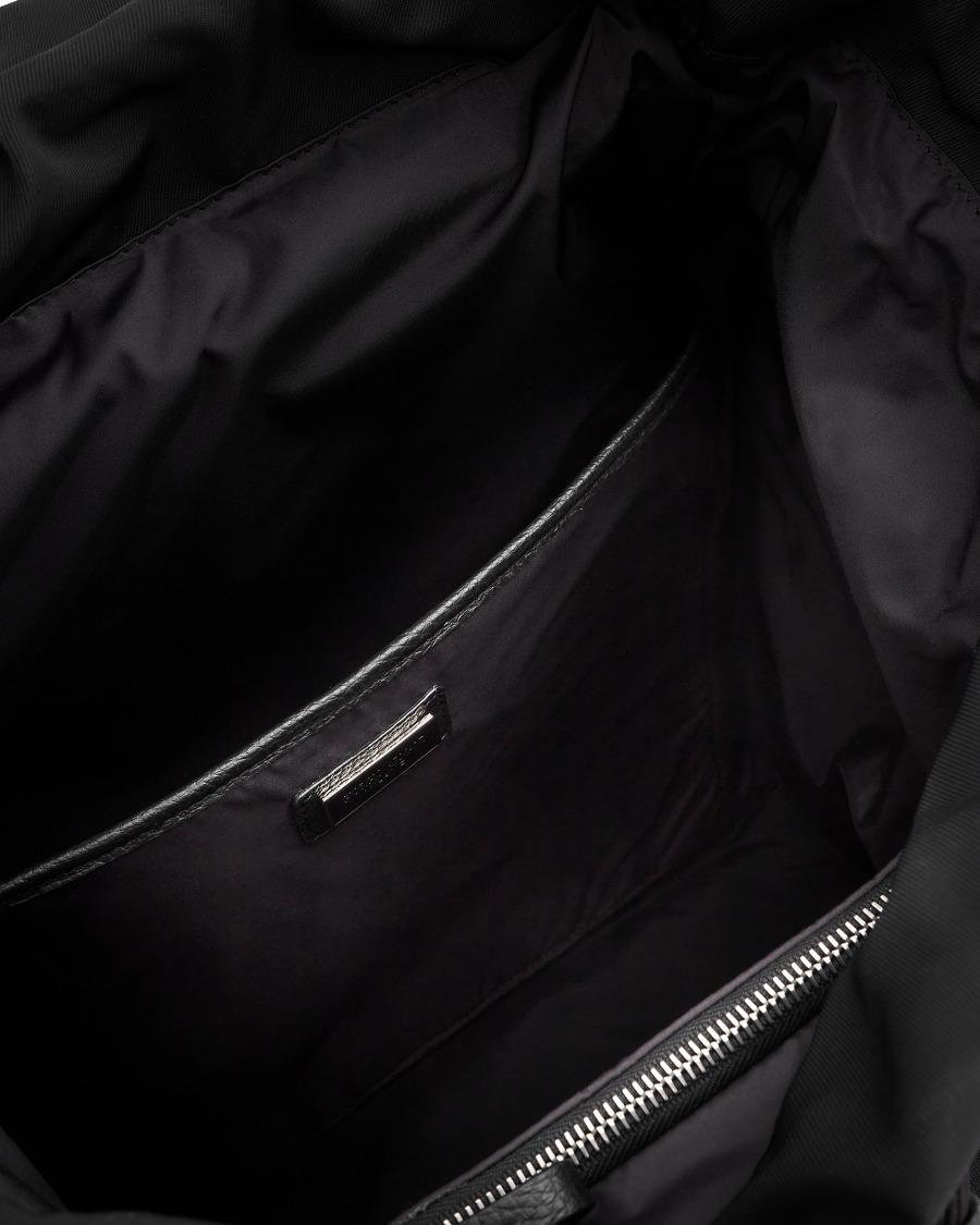 The World Of Armani ZAINO IN NYLON E PELLE GRANATA ASV