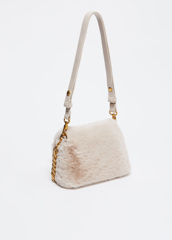 Liu Jo Borsa Piccola LaPuffy In Pelliccia Sintetica