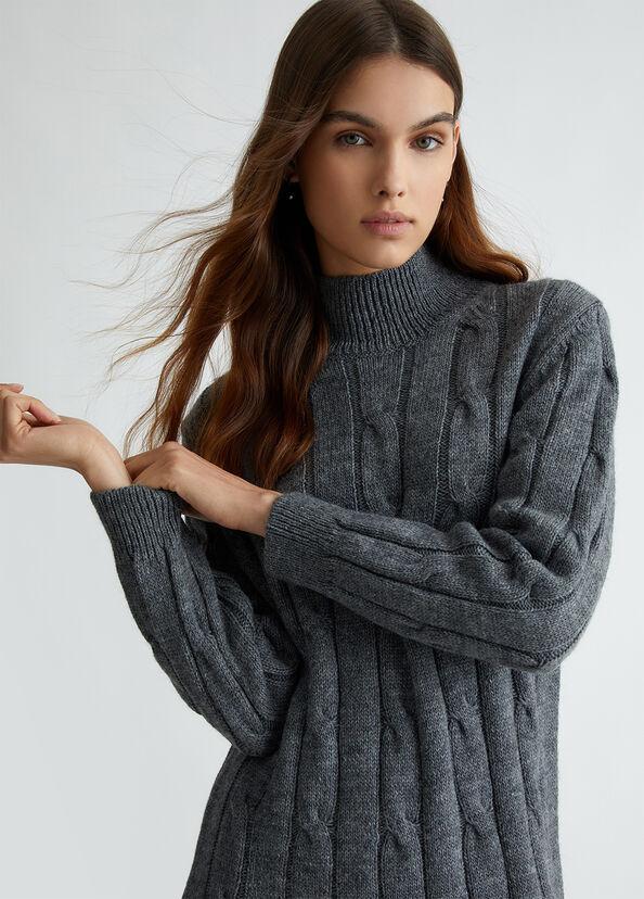 Liu Jo Abito Grigio In Maglia