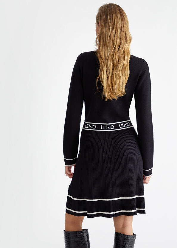 Liu Jo Abito In Maglia Di Misto Seta