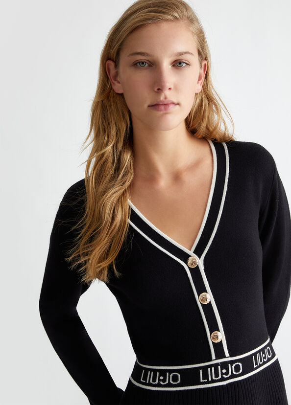 Liu Jo Abito In Maglia Di Misto Seta