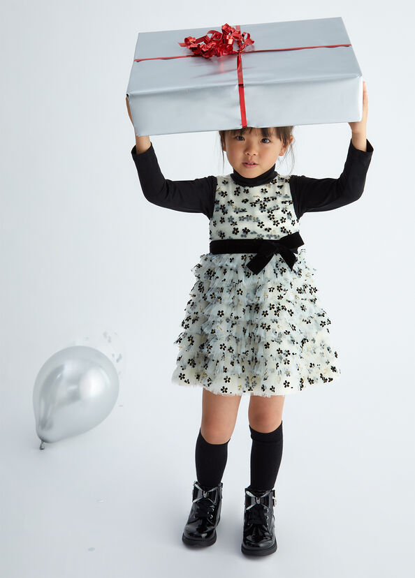 Liu Jo Abito In Tulle Con Stampa