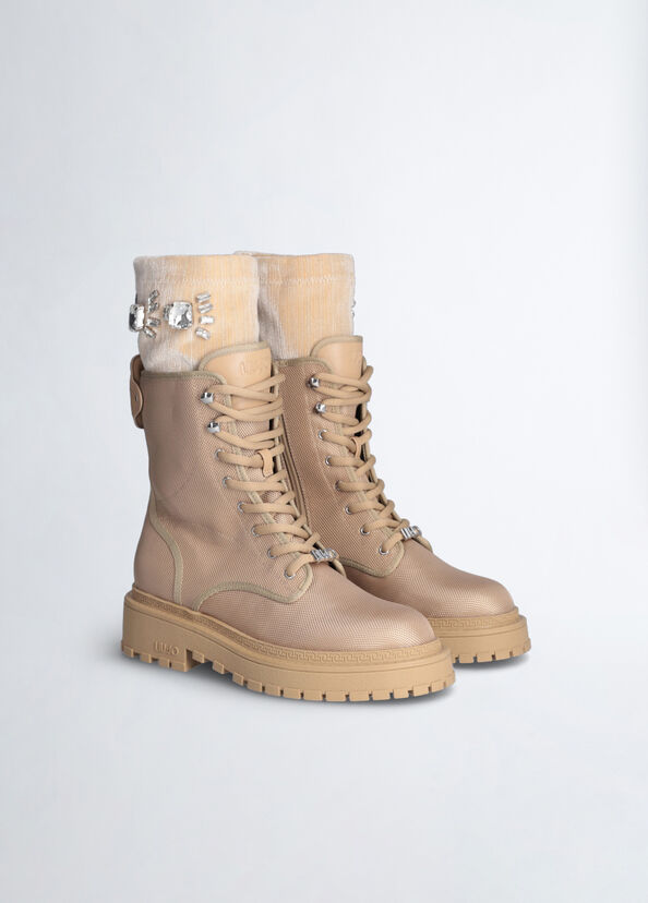 Liu Jo Anfibi Con Ghetta Gioiello Removibile