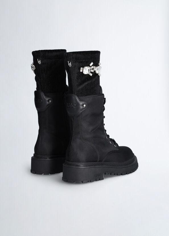 Liu Jo Anfibi Con Ghetta Gioiello Removibile