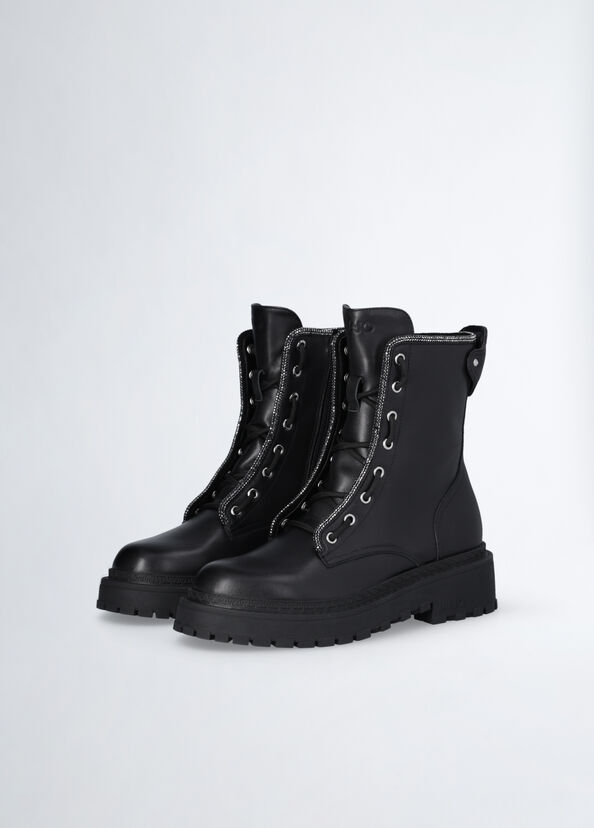 Liu Jo Anfibi Con Profilo Strass