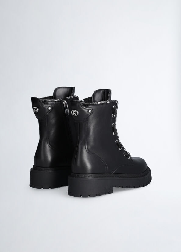 Liu Jo Anfibi Con Profilo Strass