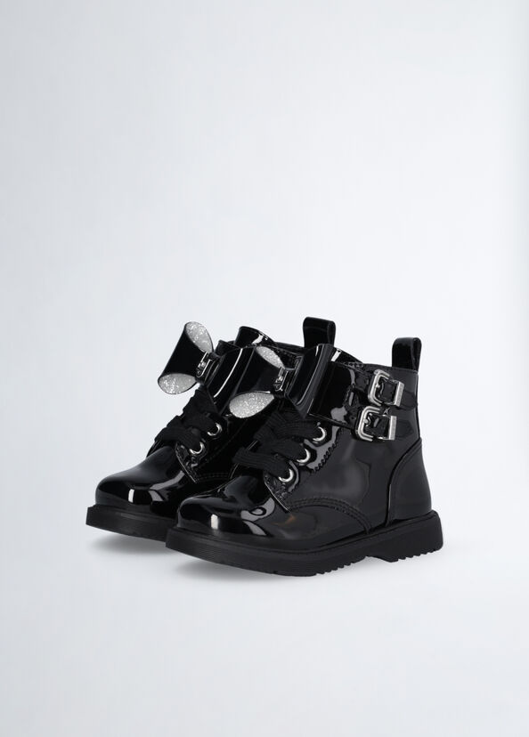 Liu Jo Anfibi In Vernice Con Fiocco