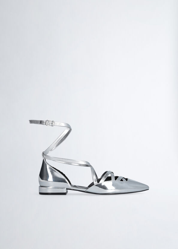 Liu Jo Ballerine A Specchio Con Cinturino