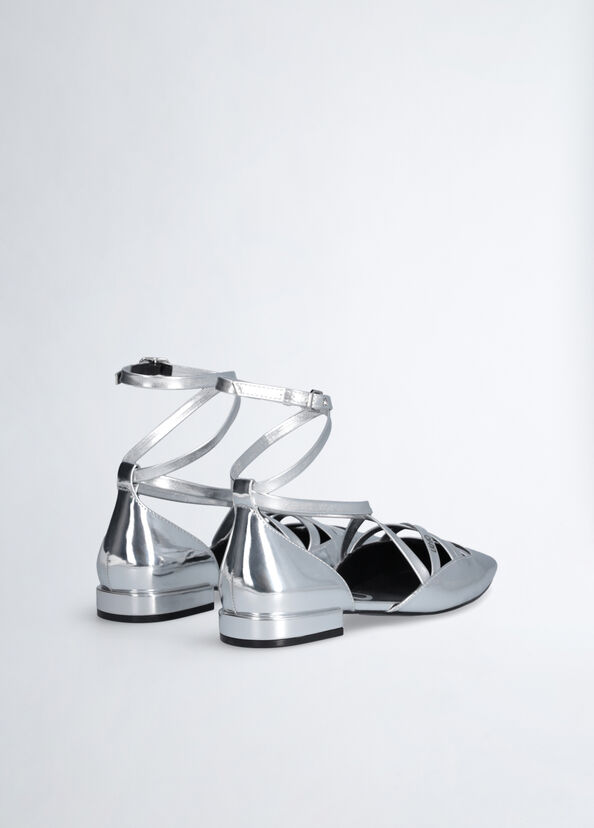 Liu Jo Ballerine A Specchio Con Cinturino