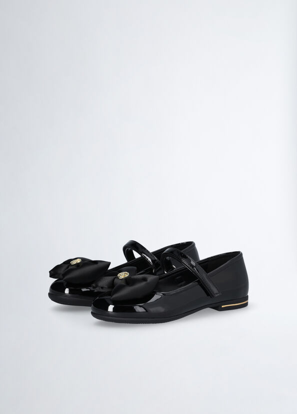 Liu Jo Ballerine Nere Con Maxi Fiocco