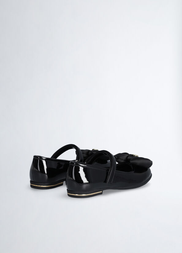 Liu Jo Ballerine Nere Con Maxi Fiocco