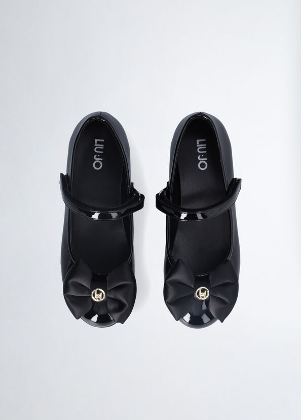 Liu Jo Ballerine Nere Con Maxi Fiocco