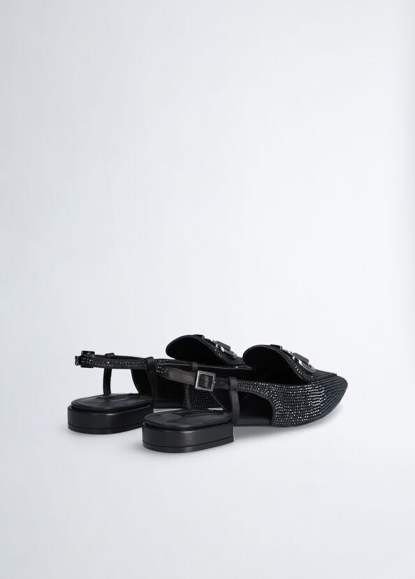 Liu Jo Ballerine Slingback Full Strass