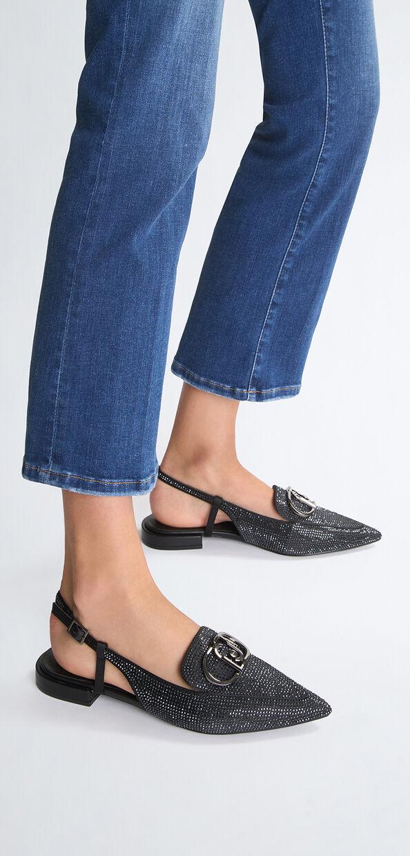 Liu Jo Ballerine slingback full strass