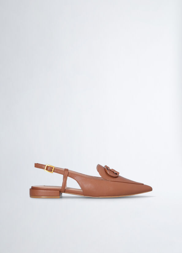 Liu Jo Ballerine Slingback Marroni