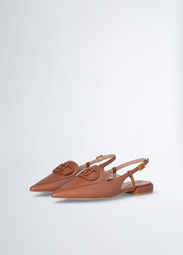 Liu Jo Ballerine Slingback Marroni