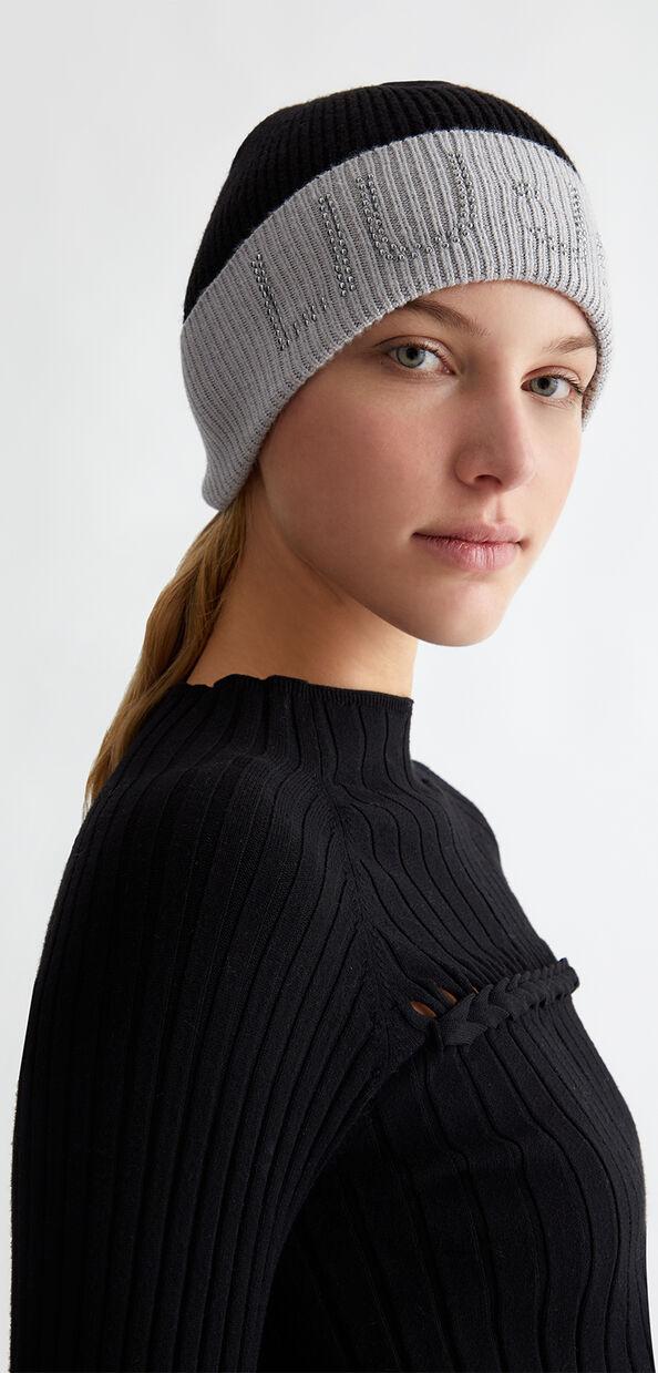 Liu Jo Berretto con logo e borchie