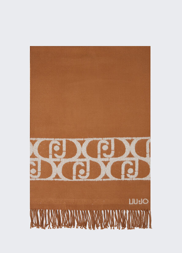 Liu Jo Berretto E Sciarpa Con Logo