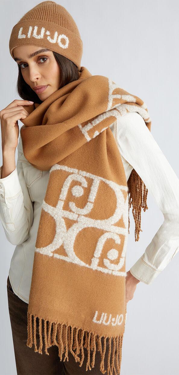 Liu Jo Berretto e sciarpa con logo