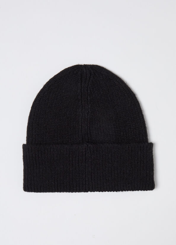 Liu Jo Berretto In Maglia Con Patch