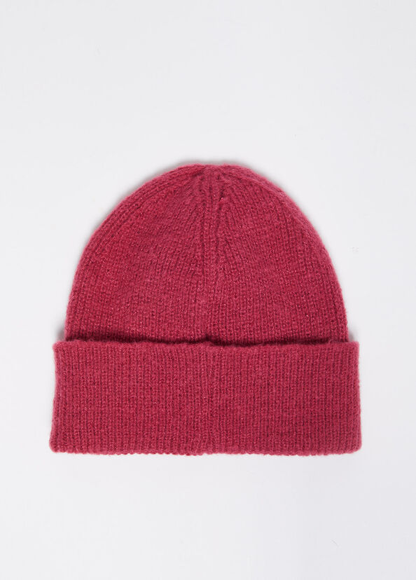 Liu Jo Berretto In Maglia Con Patch