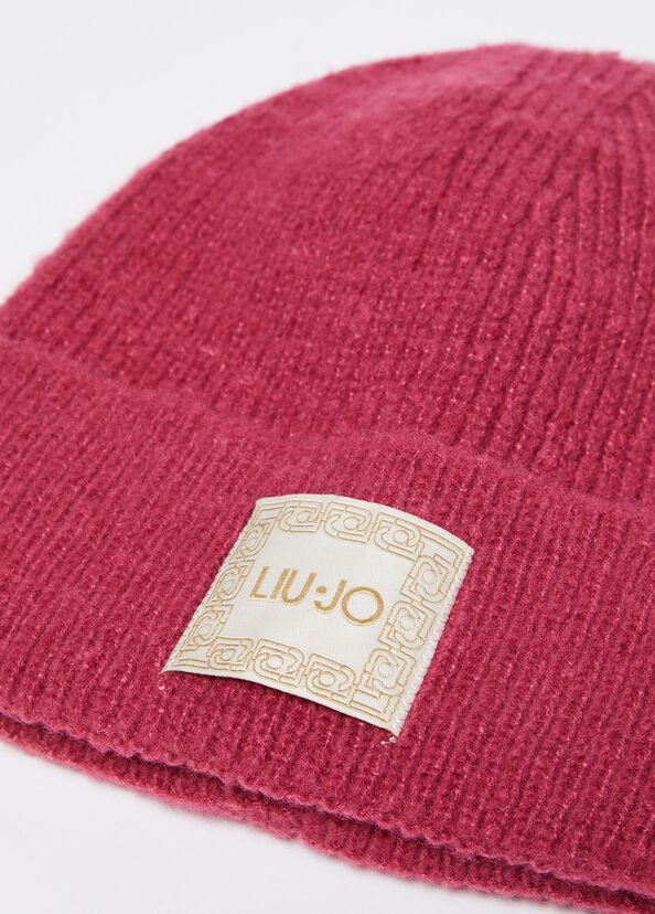 Liu Jo Berretto In Maglia Con Patch