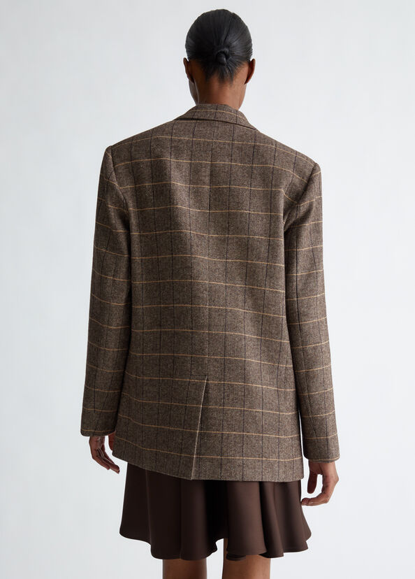 Liu Jo Blazer Check Con Spilla Gioiello