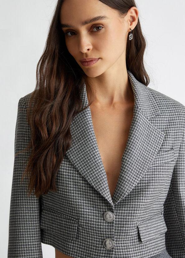 Liu Jo Blazer Cropped Check