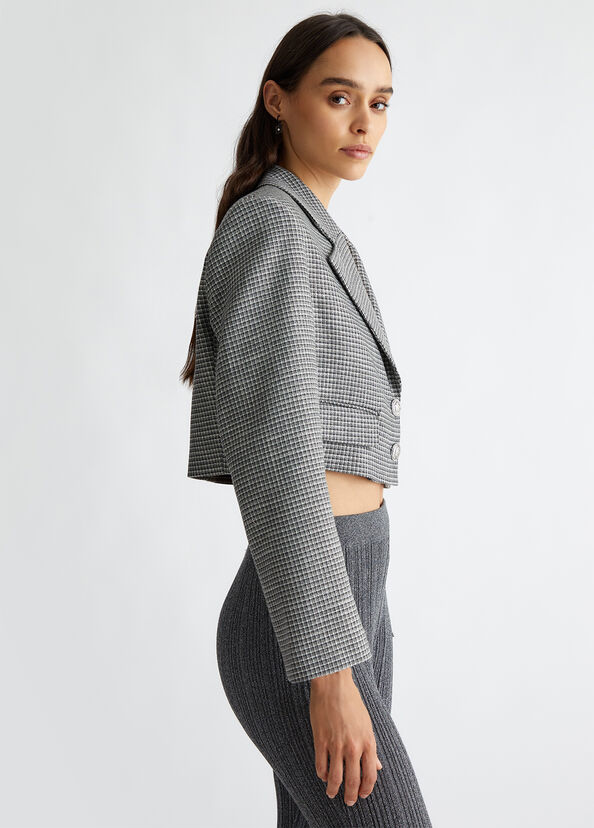 Liu Jo Blazer Cropped Check