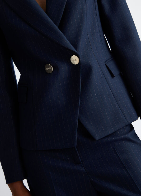 Liu Jo Blazer In Flanella Gessata