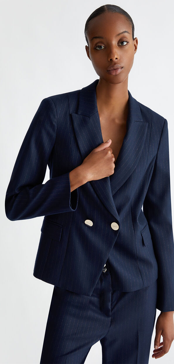 Liu Jo Blazer in flanella gessata
