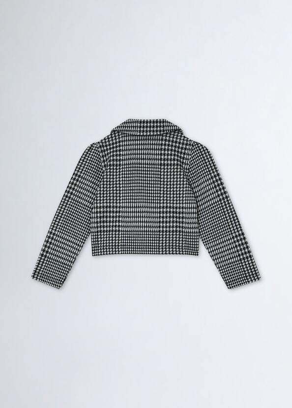 Liu Jo Blazer Pied De Poule Con Spilla