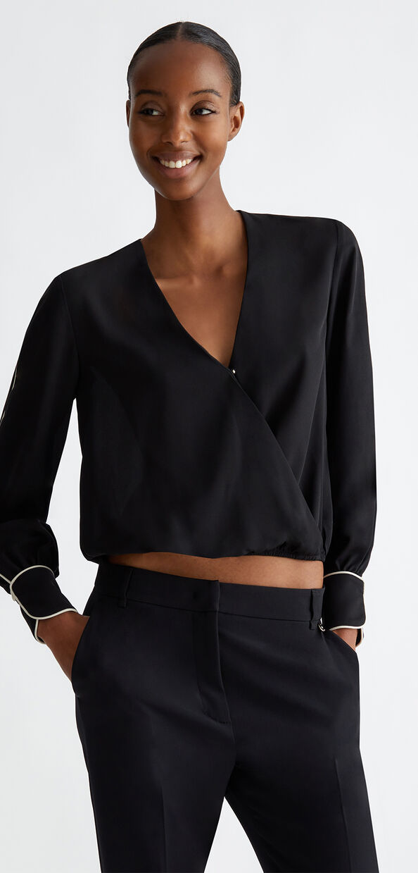 Liu Jo Blusa in crêpe de chine